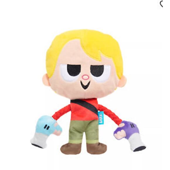 BARK Home Alone Kevin Kick Butt Rope‎ Tug Dog Toy Bark Squeaky Toss Fetch Shake - Picture 1 of 3